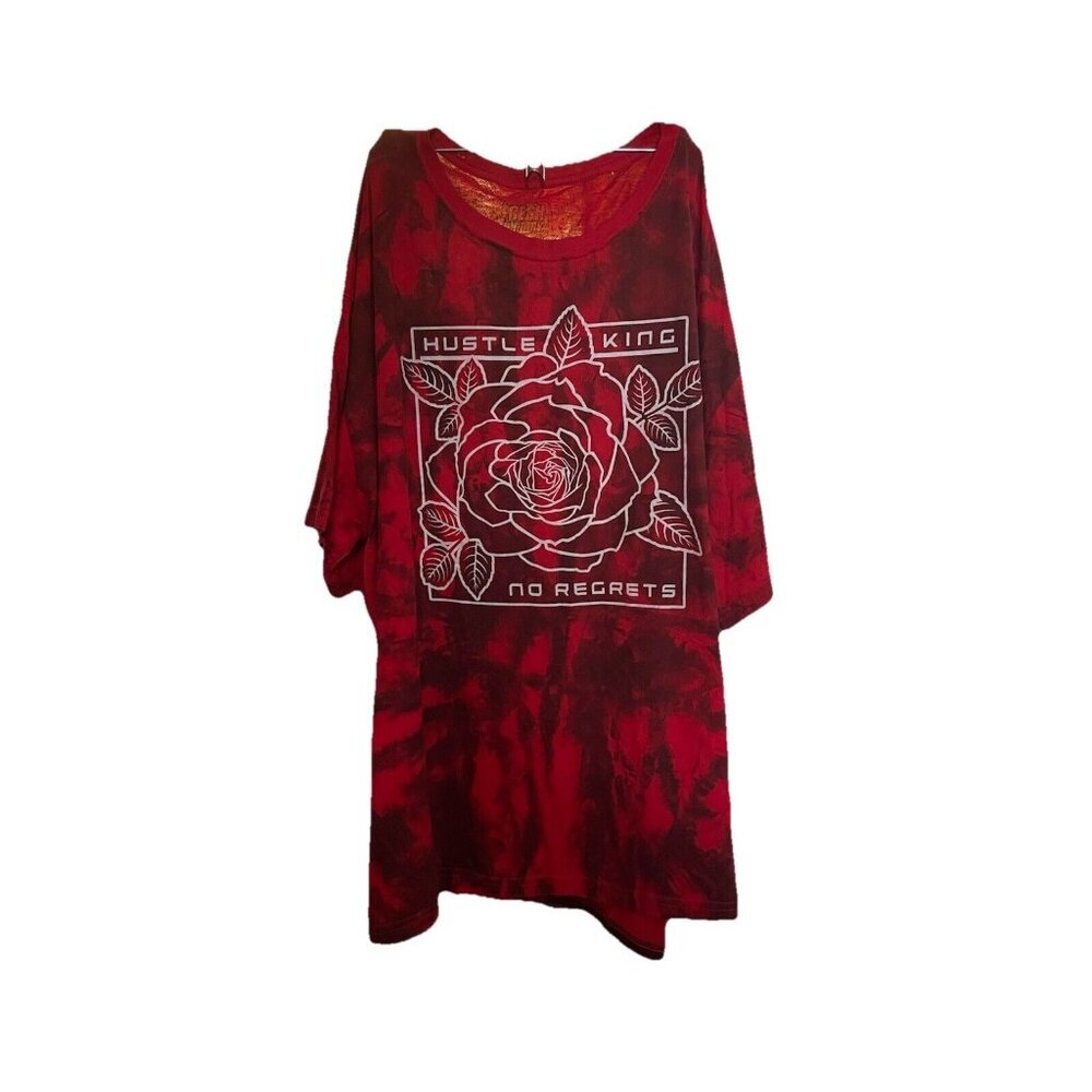 Fresh Laundry Rose Tie Dye Tee Graphic Shirt Women’s M Boho Y2K Style